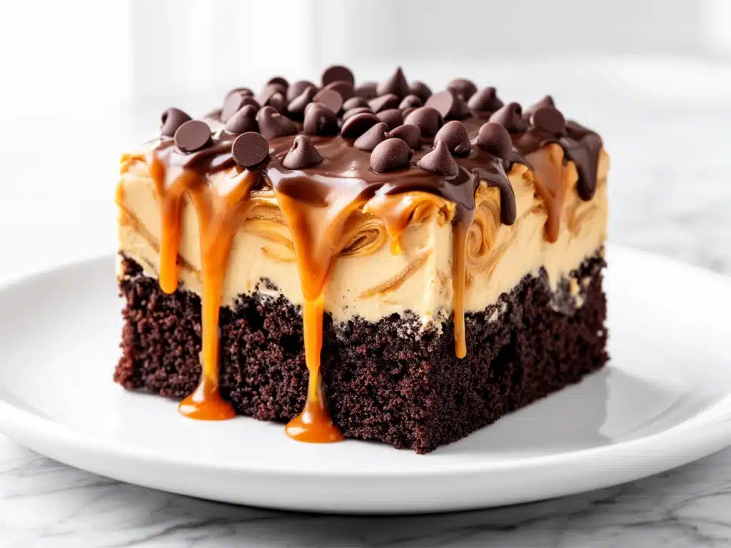 Gooey Peanut Butter Earthquake Cake - featured image