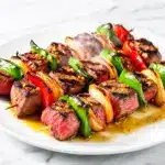 Grilled Garlic Butter Steak Kabobs - featured image