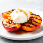 grilled peaches dessert - featured image