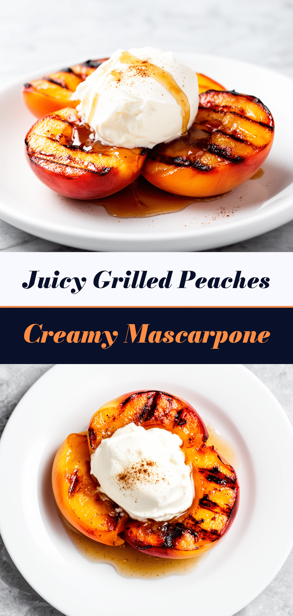 Grilled Peaches: 5-Ingredient Brown Sugar Mascarpone Dessert 5 grilled peaches dessert recipe