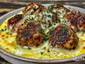 ground chicken meatballs - featured image