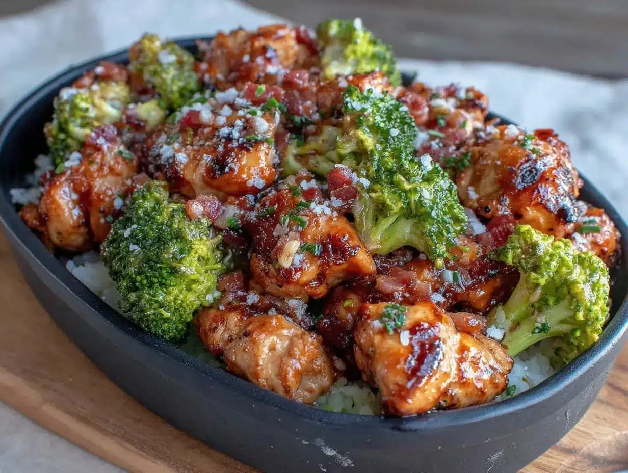 High Protein Chicken and Broccoli Meal Prep Bowl 4 high protein chicken and broccoli meal prep bowl preparation steps