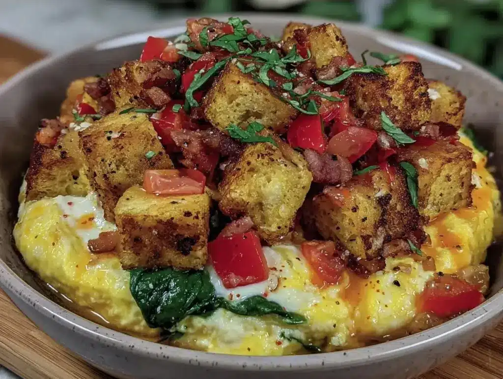 high protein egg white bowl - featured image