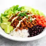 High-Protein Ground Turkey Taco Bowls - featured image