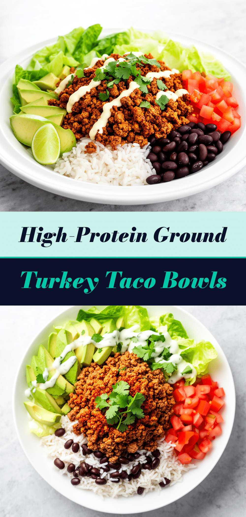 High-Protein Ground Turkey Taco Bowls: 5-15 Min Easy Meal 5 High-Protein Ground Turkey Taco Bowls recipe