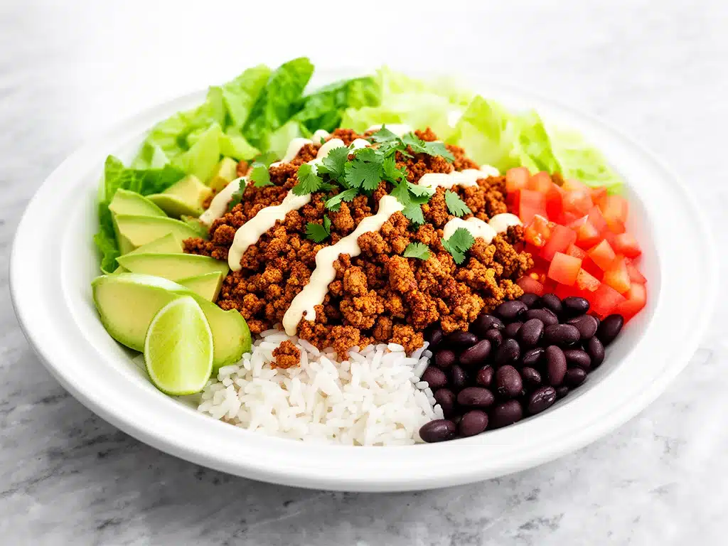 High-Protein Ground Turkey Taco Bowls - featured image
