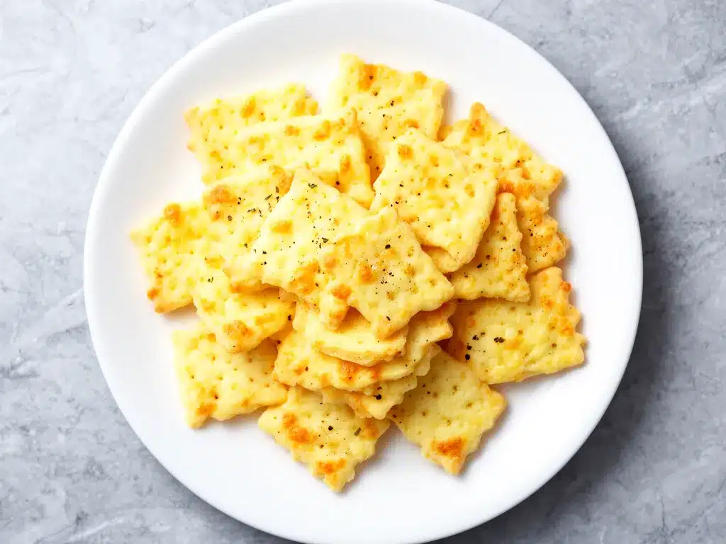 Homemade Cheese Crackers: 5-Minute Back to School Snack 4 homemade cheese crackers preparation steps