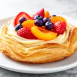 homemade cream cheese fruit danish - featured image