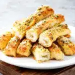 homemade garlic parmesan breadsticks - featured image