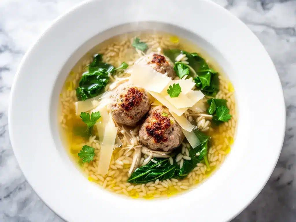Italian Wedding Soup: 15-Min Easy Homestyle Recipe 4 Italian Wedding Soup preparation steps