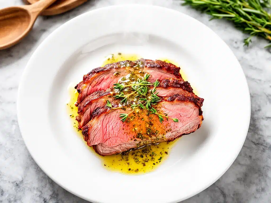 Juicy Herb Butter Roast Beef: Perfect Sunday Dinner 4 juicy herb butter roast beef preparation steps
