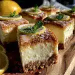 lemon cheesecake bars - featured image
