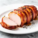 maple bacon-wrapped pork tenderloin - featured image