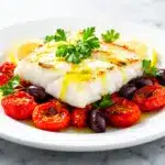 Mediterranean baked cod - featured image