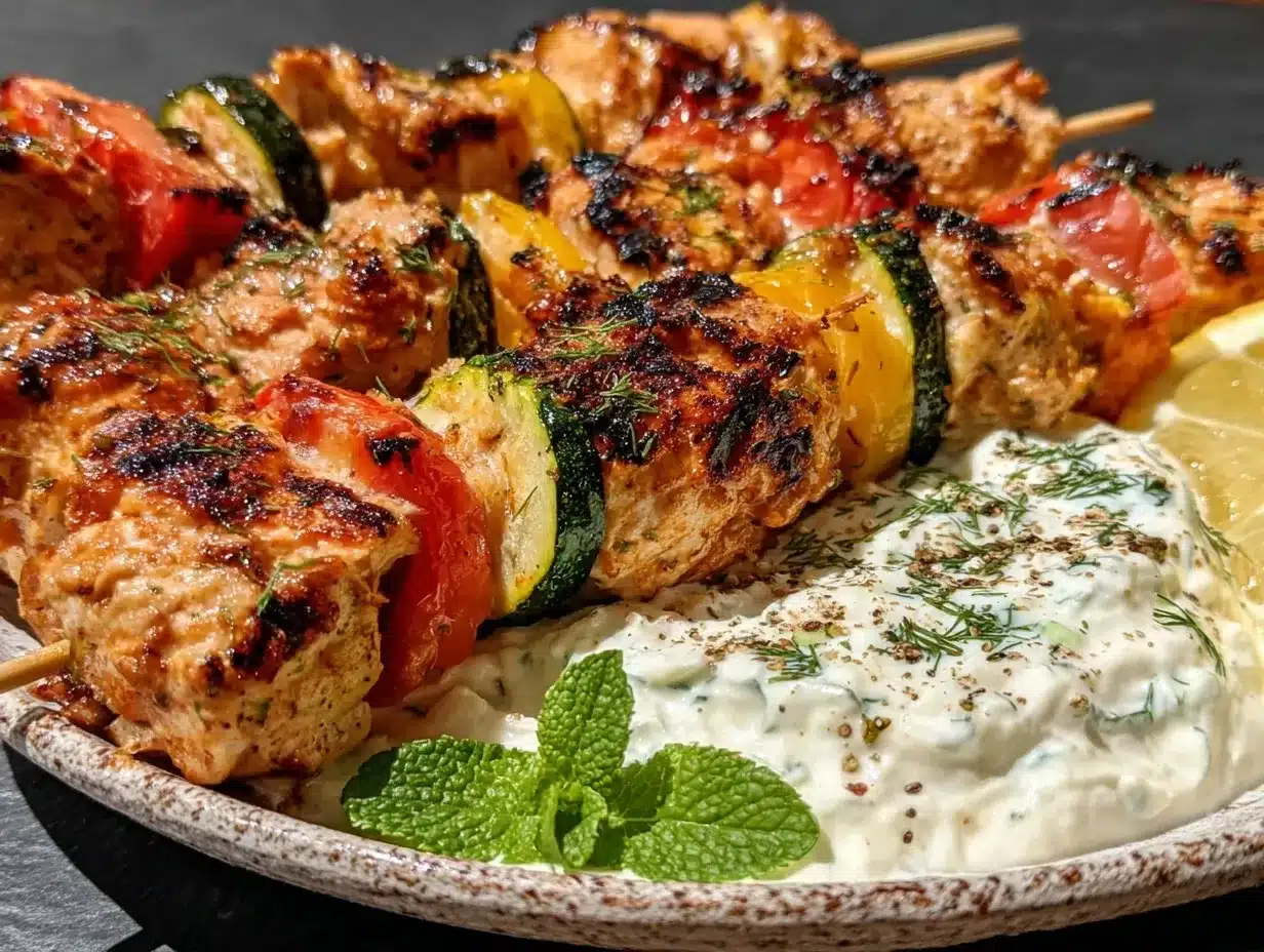 Mediterranean Chicken Skewers: Cheap Family Dinner 4 Mediterranean chicken skewers preparation steps