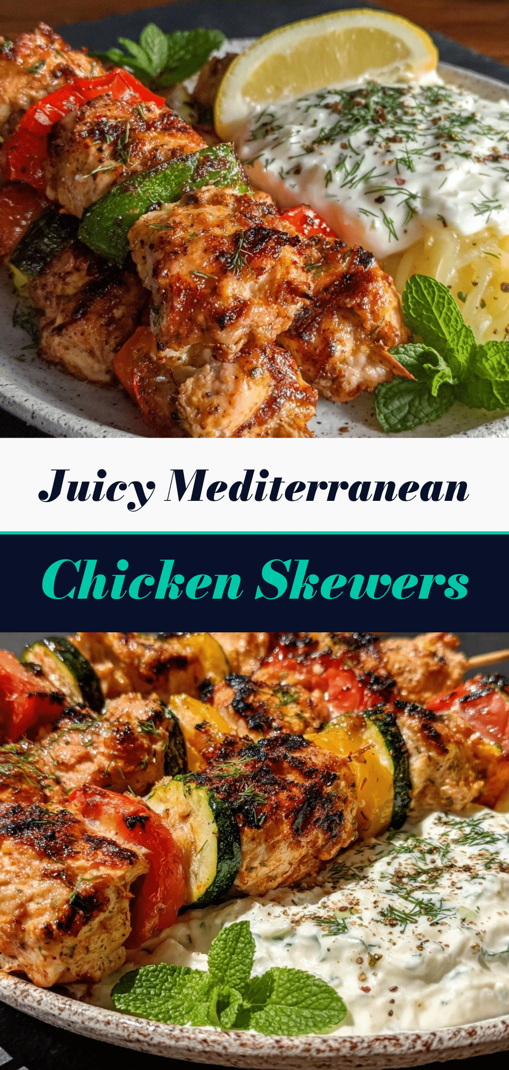 Mediterranean Chicken Skewers: Cheap Family Dinner 5 Mediterranean chicken skewers recipe