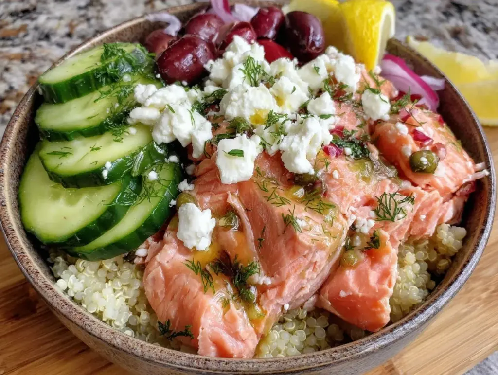 Mediterranean Salmon Bowl - featured image
