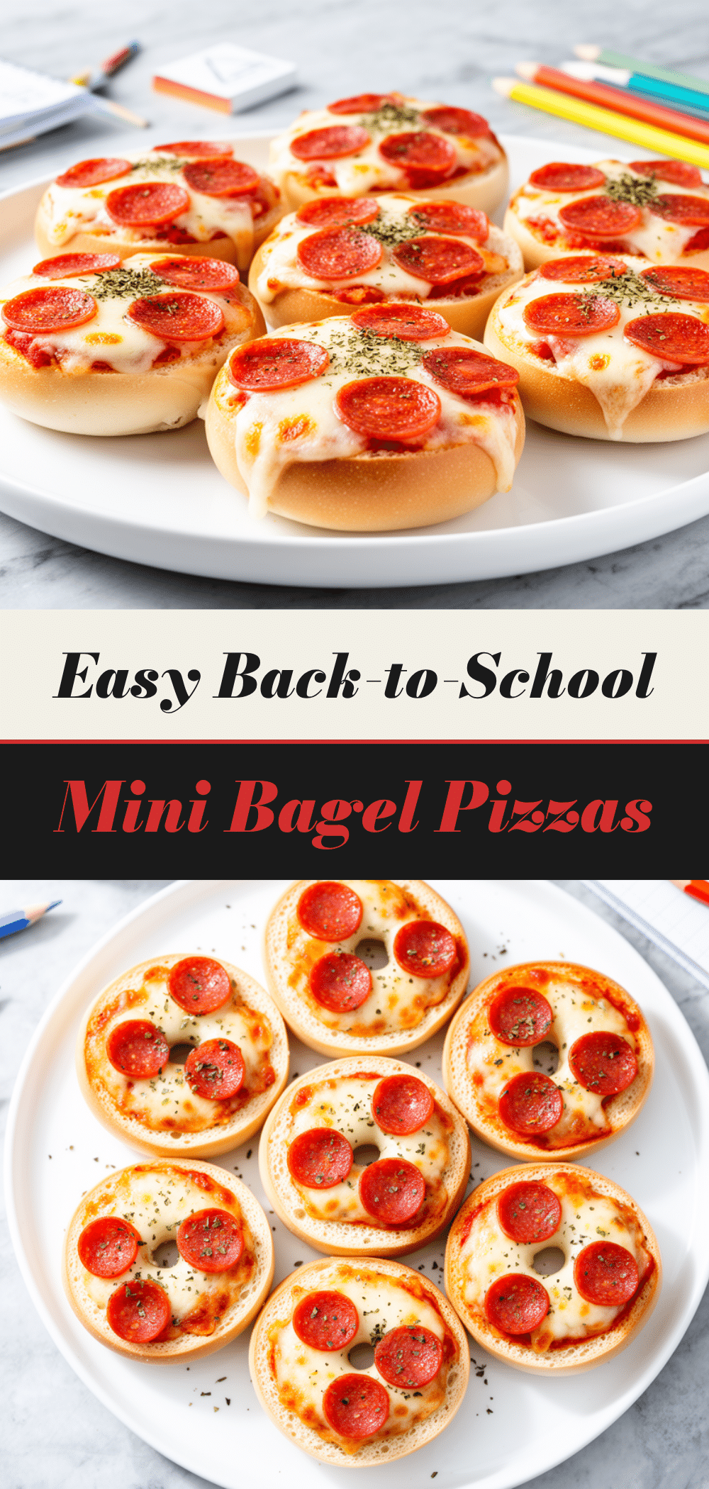 Mini Bagel Pizza Snacks: Easy 10-Min Back-to-School Recipe 5 mini bagel pizza snacks recipe