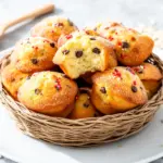 mini baked pancake muffins - featured image