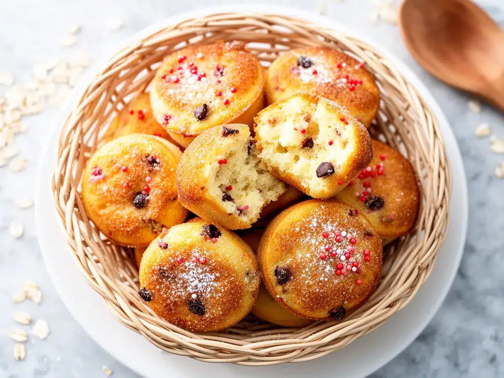 Back-to-School Mini Baked Pancake Muffins: Best Easy School Lunch 4 mini baked pancake muffins preparation steps