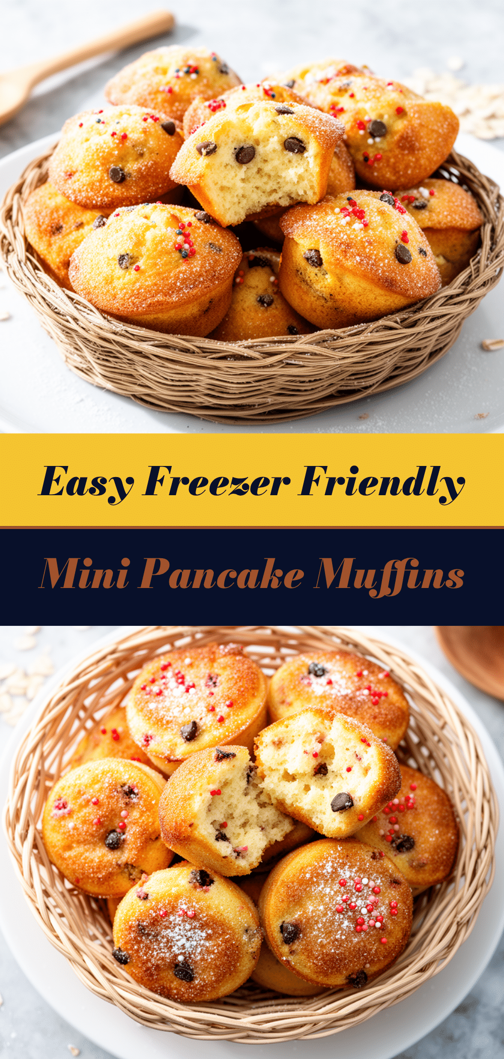 Back-to-School Mini Baked Pancake Muffins: Best Easy School Lunch 5 mini baked pancake muffins recipe
