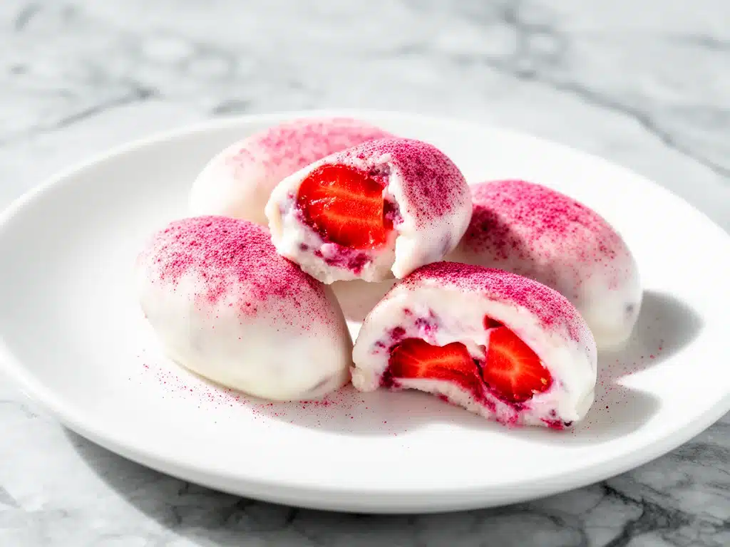 No-Bake Strawberry Yogurt Bites - featured image