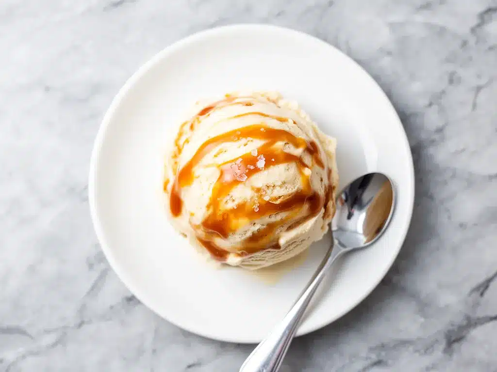 No-Churn Salted Caramel Ice Cream: Easy 4-Ingredient Recipe 4 no-churn salted caramel ice cream preparation steps