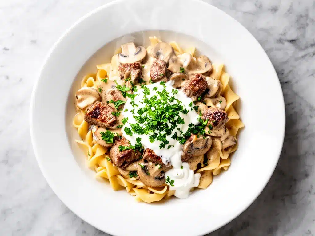 One-Pot Beef Stroganoff: Easy 30-Min Dinner Better Than Takeout 4 one-pot beef stroganoff preparation steps