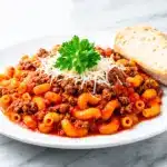 one-pot beefy american goulash - featured image