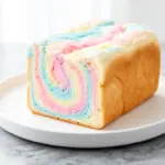 pastel swirl cloud bread loaf - featured image