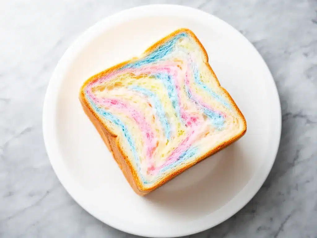 Pastel Swirl Cloud Bread Loaf: Easy Pinterest Recipe 4 pastel swirl cloud bread loaf preparation steps