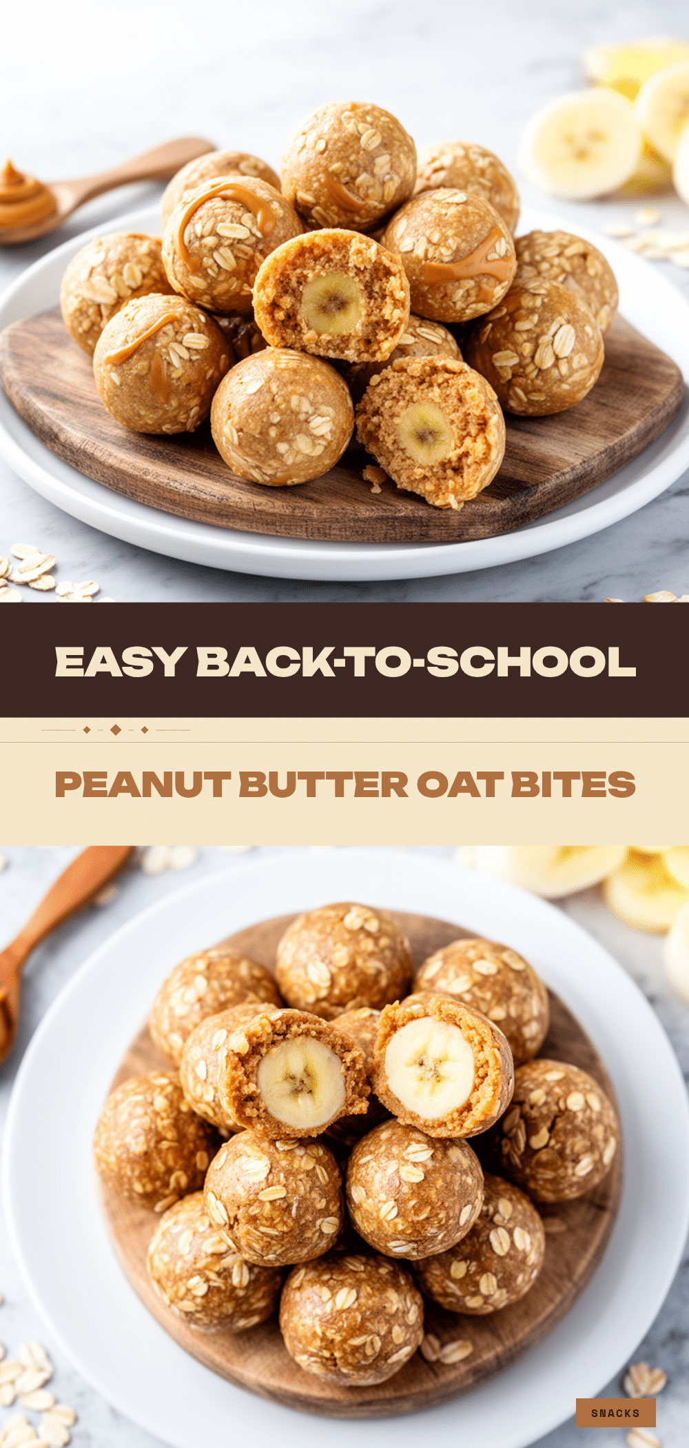 Back-to-School Peanut Butter Banana Oat Bites: 3-Ingredient No-Bake Treats 5 peanut butter banana oat bites recipe