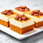 pumpkin cream cheese bars - featured image