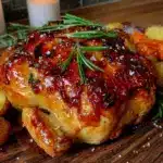 roasted chicken with rosemary - featured image
