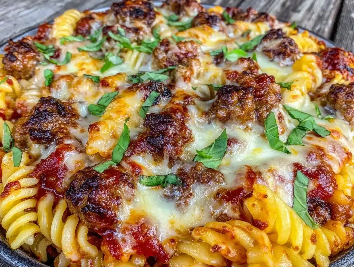 Sausage Pasta Bake: Easy 30-Minute Family Dinner 4 sausage pasta bake preparation steps