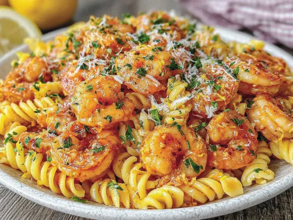 shrimp pasta - featured image