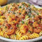 shrimp pasta - featured image