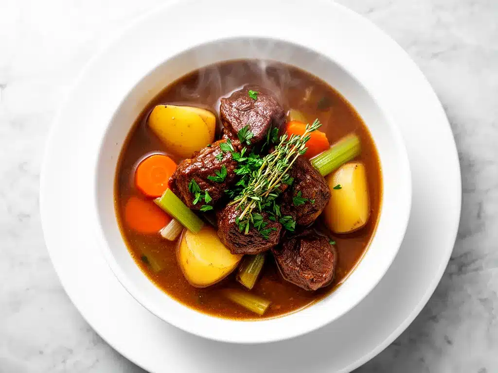 Slow Cooker Beef and Vegetable Stew: Easy Family Dinner 4 slow cooker beef and vegetable stew preparation steps