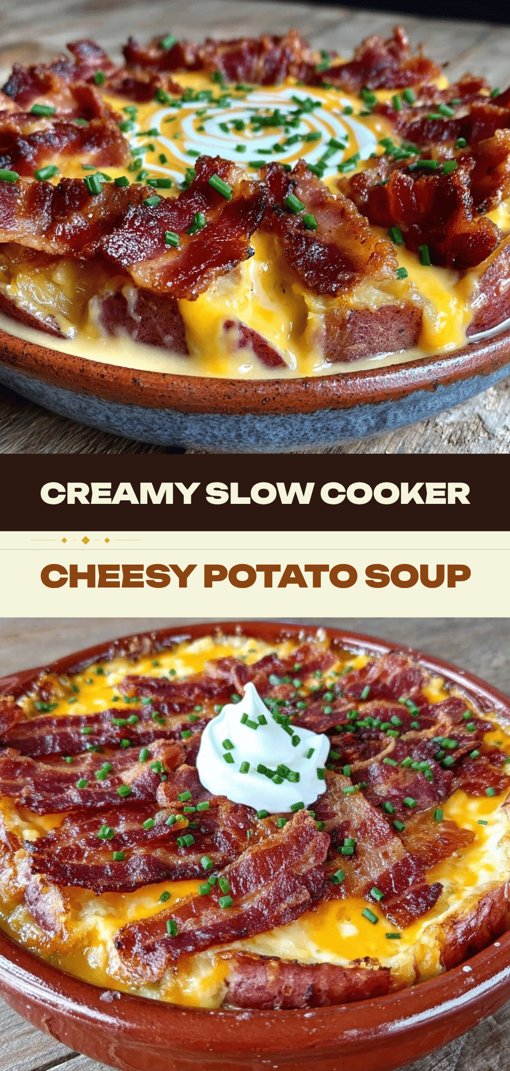 Slow Cooker Cheesy Potato Soup: Cheap & Easy Family Meal 5 slow cooker cheesy potato soup recipe