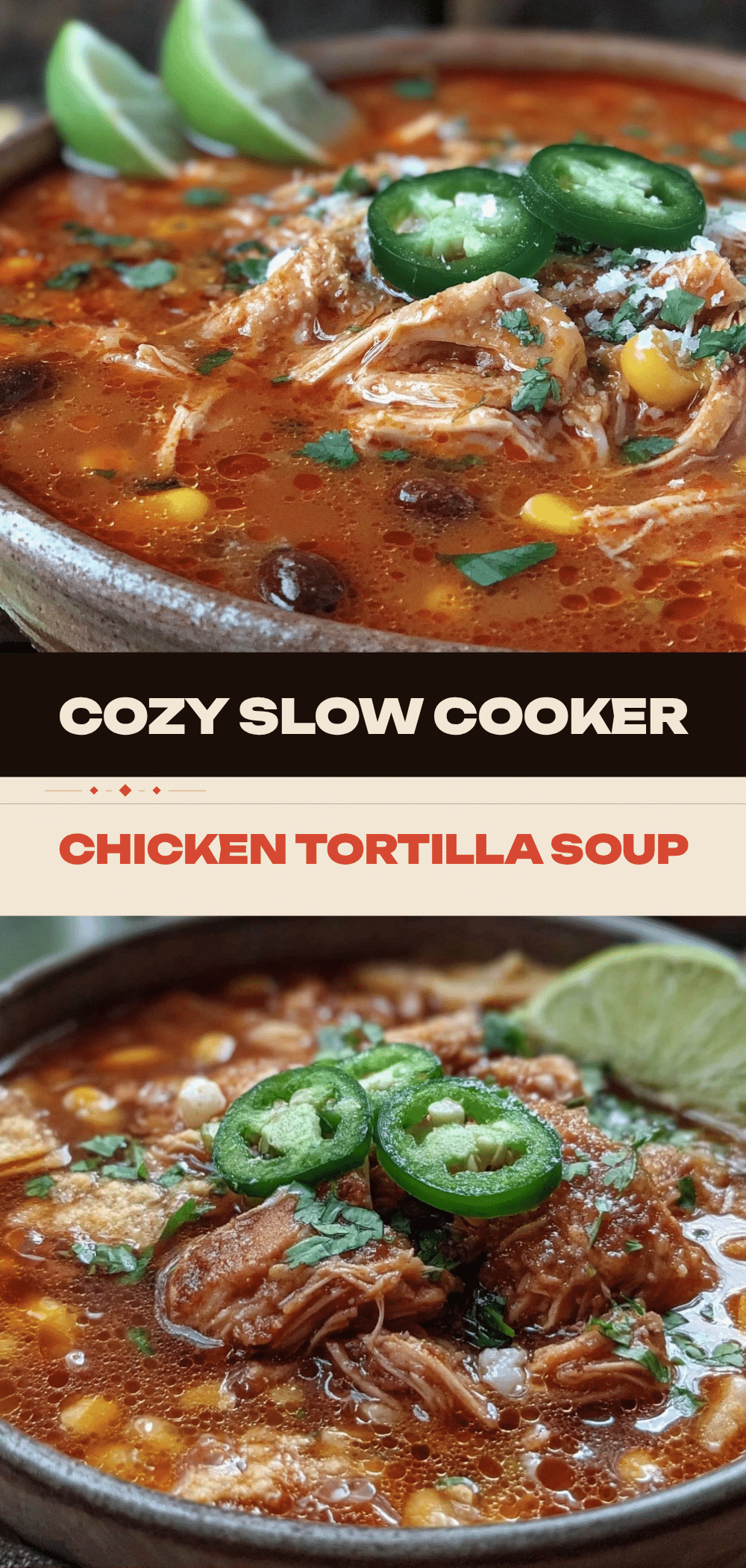 Slow Cooker Chicken Tortilla Soup: Best Easy Family Recipe 5 slow cooker chicken tortilla soup recipe