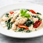 Slow Cooker Creamy Tuscan Chicken - featured image