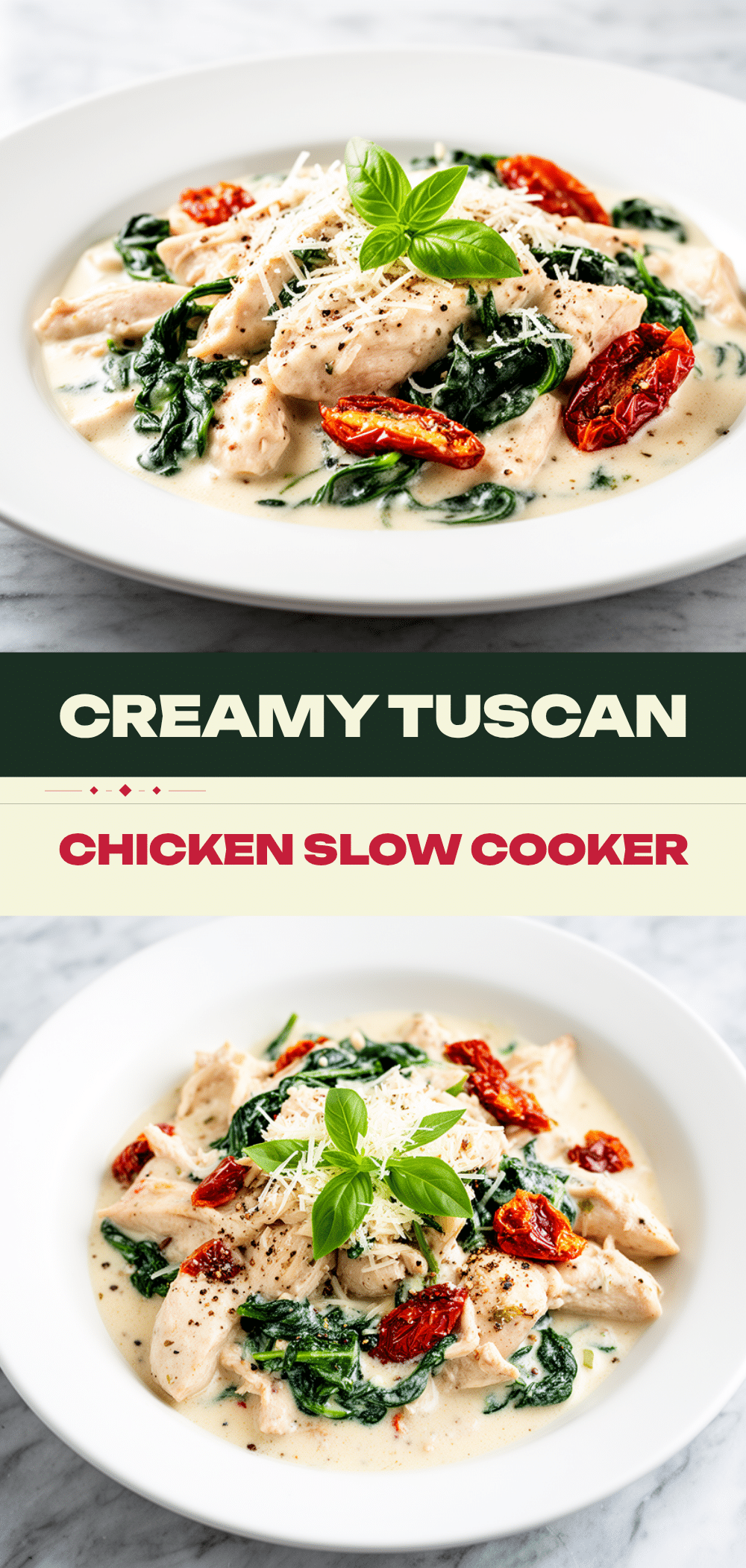 Slow Cooker Creamy Tuscan Chicken: Easy Dinner Ideas 5 Slow Cooker Creamy Tuscan Chicken recipe