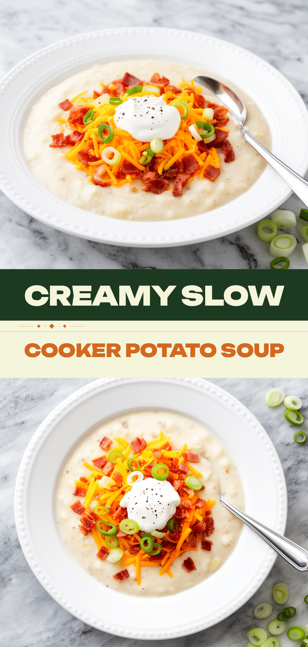 Slow Cooker Loaded Baked Potato Soup: Easy Creamy Recipe 5 slow cooker loaded baked potato soup recipe
