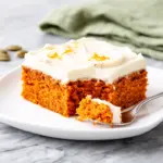 soft frosted pumpkin bars - featured image