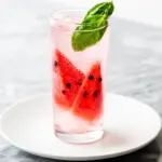Sparkling Watermelon Basil Mocktail - featured image