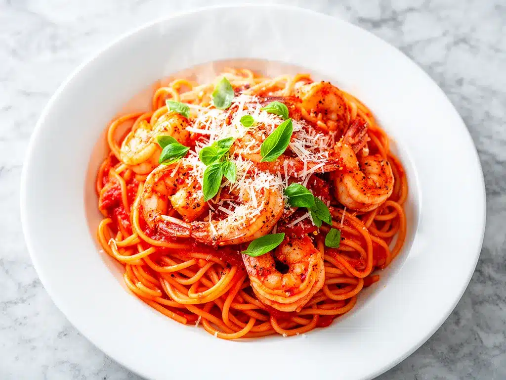 Spicy Shrimp Fra Diavolo Linguine: Easy 30-Minute Dinner 4 Spicy Shrimp Fra Diavolo Linguine preparation steps