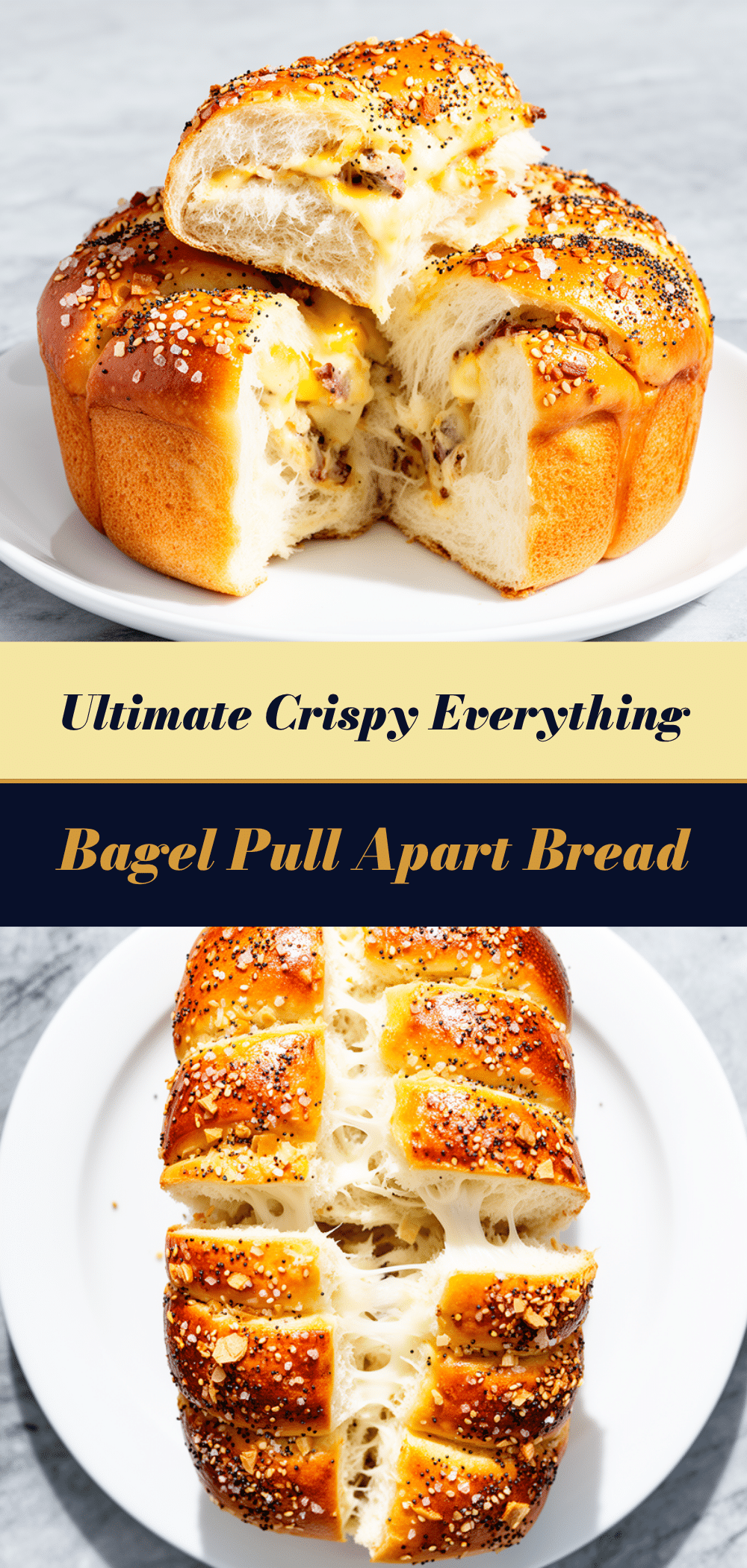 Tailgate Everything Bagel Pull-Apart Bread: 5-Ingredient Party Favorite 5 Tailgate Everything Bagel Pull-Apart Bread recipe
