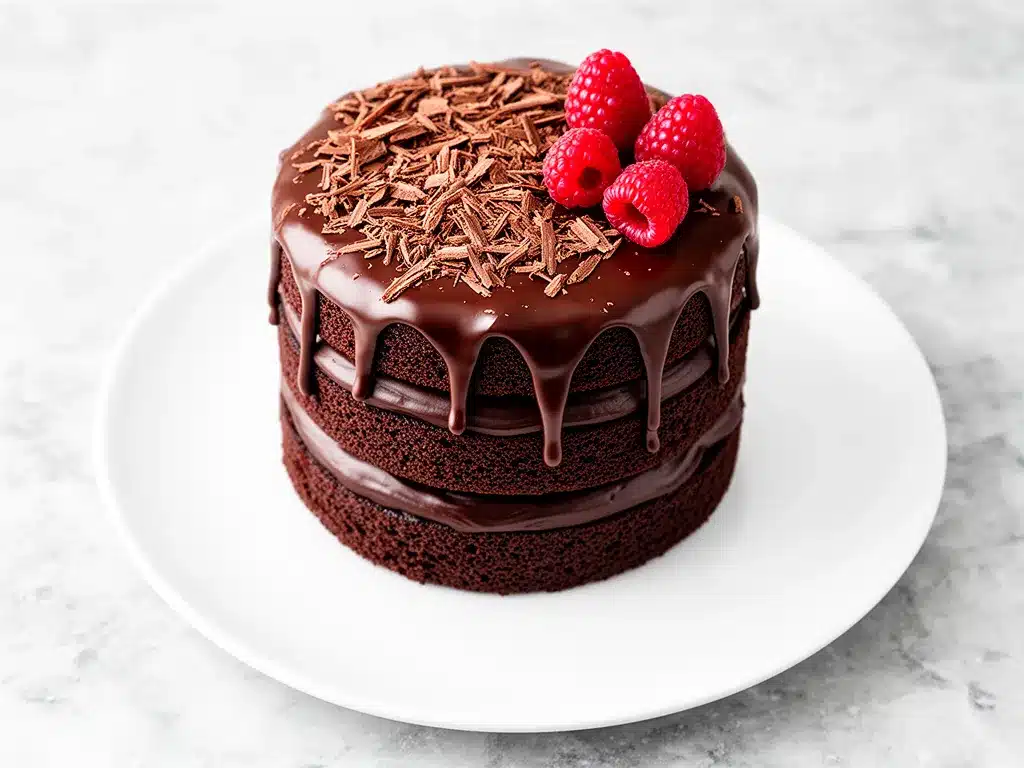 Triple Chocolate Layer Cake with Ganache: Best Homemade Recipe 4 triple chocolate layer cake preparation steps