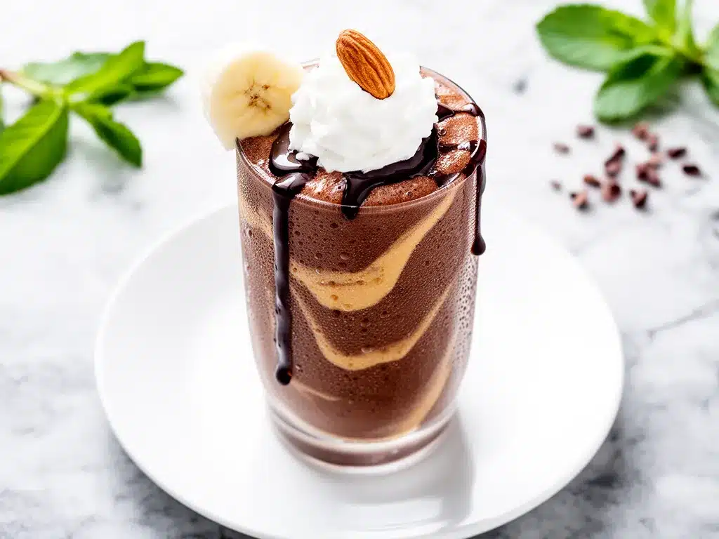 Vegan Chocolate Peanut Butter Smoothie: Easy 5-Minute Healthy Breakfast 4 vegan chocolate peanut butter smoothie preparation steps