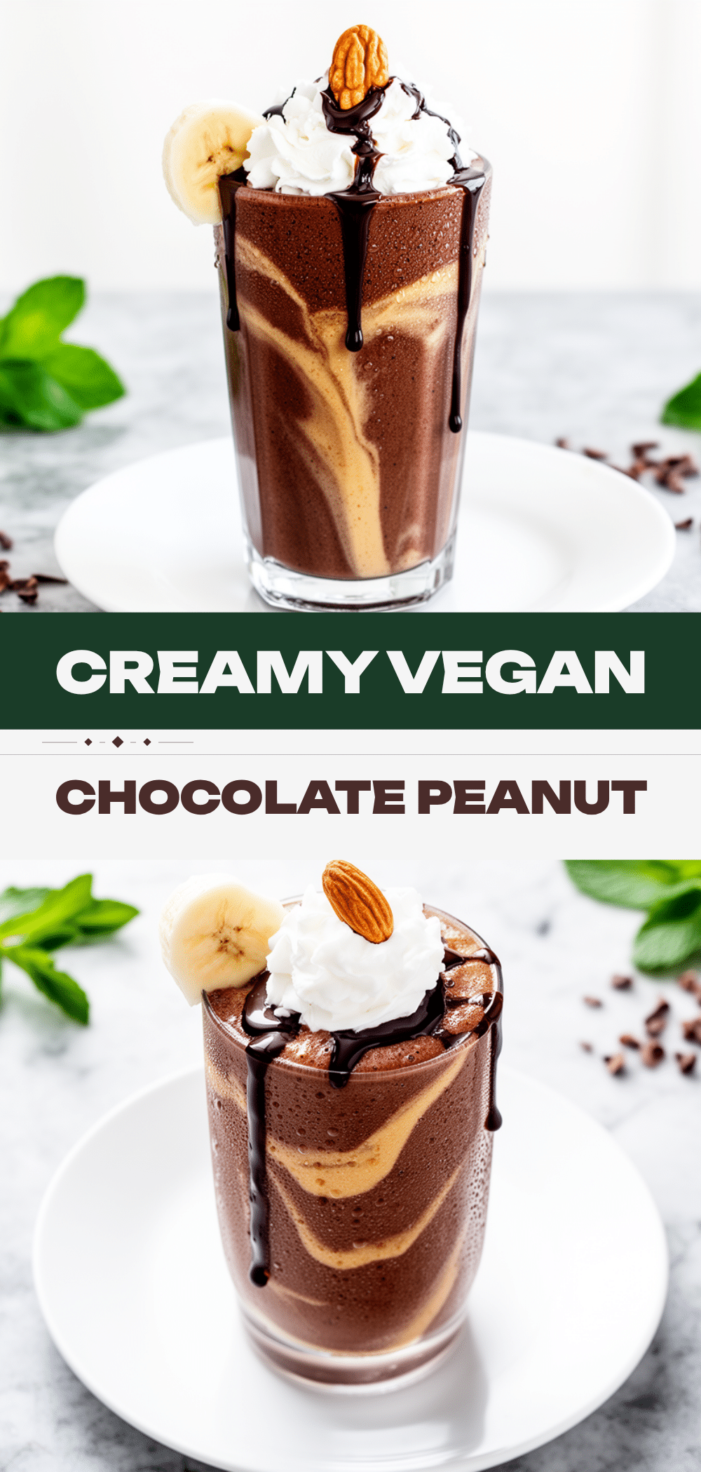 Vegan Chocolate Peanut Butter Smoothie: Easy 5-Minute Healthy Breakfast 5 vegan chocolate peanut butter smoothie recipe